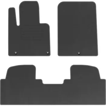 autokoberec Koberce Edecor velurové 3 ks