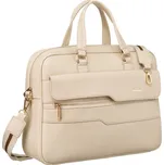 Peterson béžová elegantní dámská taška na notebook a dokumenty + doprava zdarma