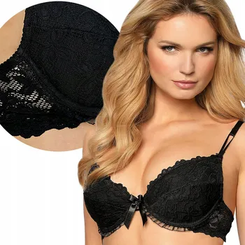 Podprsenka Podprsenka Push-up RÓŻA Carmen ČERNÁ 70D