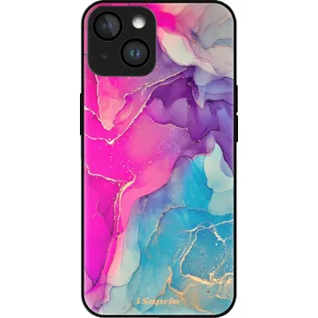 Pouzdro na mobilní telefon iSaprio MagSafe lesklé pouzdro - Apple iPhone 15 - Purple Ink (Lesklé MagSafe pouzdro iSaprio pro Apple iPhone 15 - Purple Ink - tvrzený skleněný obal a ochranný kryt s elegantním designem a měkkými boky)