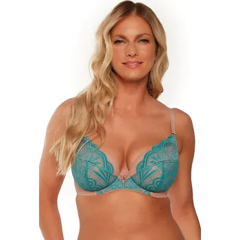 Podprsenka Dámská polstrovaná podprsenka s krajkou - Gaia, 75F i240_199505_2:75F