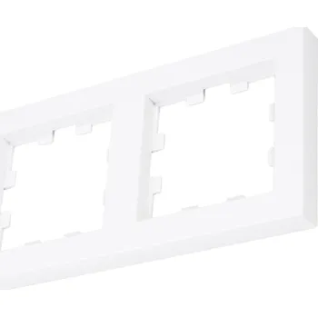 Elektrická zásuvka Dvojitý Rámeček Schrack bílý