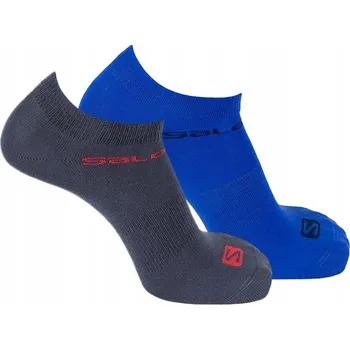 Pánské ponožky SALOMON PONOŽKY PATKY TURISTIKA PROCHÁZKY DO HOR FESTIVAL HIKING 2 PÁRY 36-38
