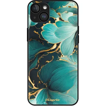 Pouzdro na mobilní telefon iSaprio MagSafe lesklé pouzdro - Apple iPhone 14 Plus - Blue Flowers 12 (Lesklé MagSafe pouzdro iSaprio pro Apple iPhone 14 Plus - Blue Flowers 12 - tvrzený skleněný obal a ochranný kryt s elegantním designem a měkkými boky)