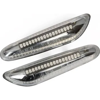 Směrový světlomet Interlook PL18010B6 | Boční směrová světla LED | čiré stínidlo | nedynamický | pro BMW E36, E46, E90 E91 E92 E93, E60 E61, E81 E82 E87 E88