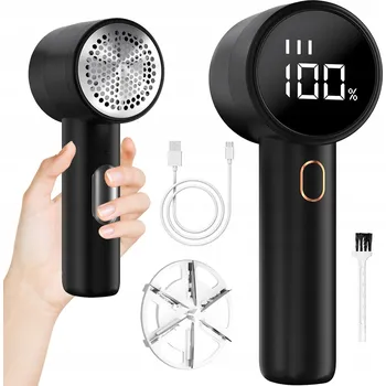 IP kamera HOLICÍ STROJEK ELEKTRICKÝ NA SVETRY S RYCHLÝM NABÍJENÍM, 6 NOŽŮ, S LED