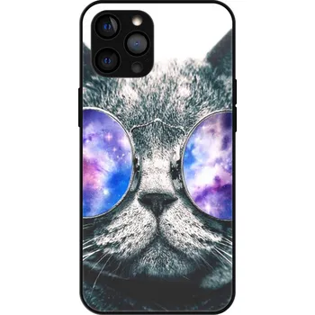 Pouzdro na mobilní telefon iSaprio MagSafe lesklé pouzdro - Apple iPhone 12 Pro - Galaxy Cat (Lesklé MagSafe pouzdro iSaprio pro Apple iPhone 12 Pro - Galaxy Cat - tvrzený skleněný obal a ochranný kryt s elegantním designem a měkkými boky)