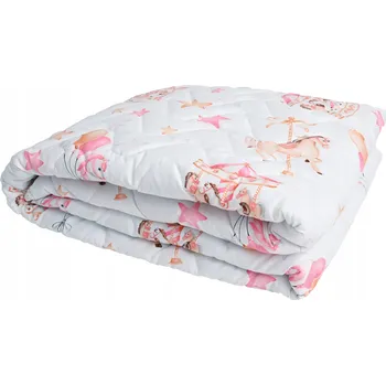 přikrývka PŘIKRÝVKA PROŠÍVANÁ TENKÁ DĚTSKÁ PROŠÍVANÁ PEŘINA 140x200 S POTISKEM