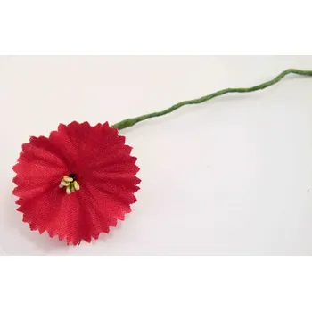 umělá květina Vlčí mák - červená - rozměry 8 cm x 3,5 cm