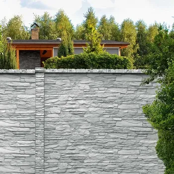 Příslušenství pro plot Stříška na desku FEROBET YORK vápenec 150×2 000×70 mm