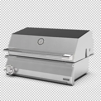 Zahradní gril BRABURA gril na dřevěné uhlí Ember 800 nerezový + doprava zdarma!