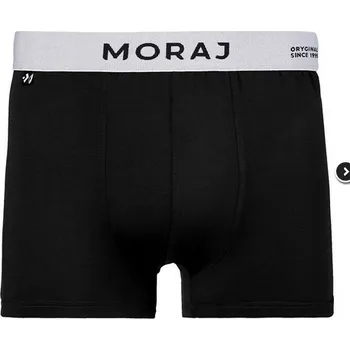 Boxerky Moraj PL MORAJ pánské bambusové boxerky (BBX600-096) Barva: černá, Velikost: XL