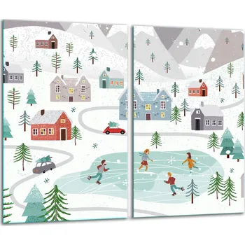 Obraz Krájecí deska TMK ArtDeko sklo 2 ks