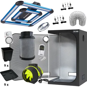 Pěstební box higarden LED Set 200W Maxibright Daylight - 80x80x180cm
