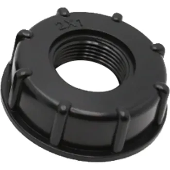 IBC adaptér S60x6 (DN50) + výpustný kohout 1" Vnitřní závit: 1" DN50