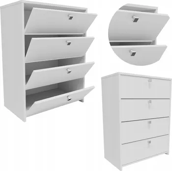 Botník Botník Matkam 60 x 80 x 33 cm bílý