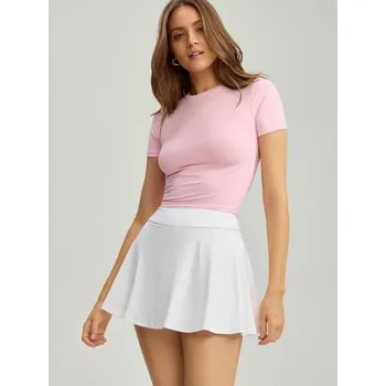 Oblečení a móda Zkrácené tričko - S - House - pastelově růžová - 775GG-03X