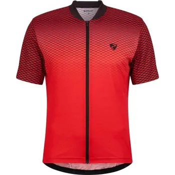 cyklistický dres Pánský cyklodres ZIENER NELETE SHIRT MAN Red 431005-888 velikost 54