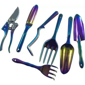 Sada zahradního nářadí Sada zahradního nářadí - 7 ks + hliníkový prořezávač