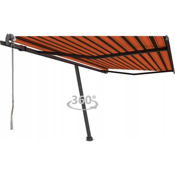 Markýza VidaXL Volně stojící, automaticky rolovací markýza, 450x300 cm