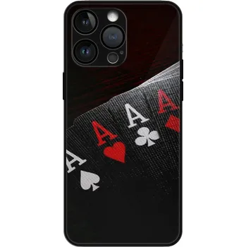 Pouzdro na mobilní telefon iSaprio MagSafe lesklé pouzdro - Apple iPhone 15 Pro Max - Poker (Lesklé MagSafe pouzdro iSaprio pro Apple iPhone 15 Pro Max - Poker - tvrzený skleněný obal a ochranný kryt s elegantním designem a měkkými boky)