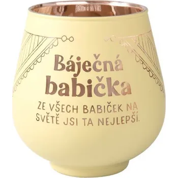Svícen Albi Zrcadlový svícen - Báječná babička