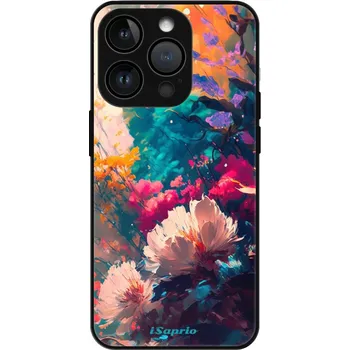 Pouzdro na mobilní telefon iSaprio MagSafe lesklé pouzdro - Apple iPhone 15 Pro - Flower Design (Lesklé MagSafe pouzdro iSaprio pro Apple iPhone 15 Pro - Flower Design - tvrzený skleněný obal a ochranný kryt s elegantním designem a měkkými boky)