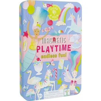 ostatní stavebnice Magnetická skládačka v krabičce, sada 50 ks, říše fantazie