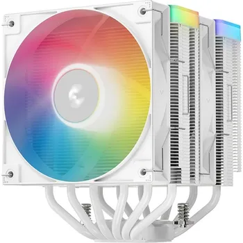 PC ventilátor DEEPCOOL chladič AG620 WH ARGB V2 / 2x 120mm fan / 6x heatpipes / PWM / pro Intel i AMD / bílý R-AG620-WHAMMN-GJD