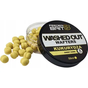 Boilies Feeder Bait Washed Out Wafters 9mm Kukuřice