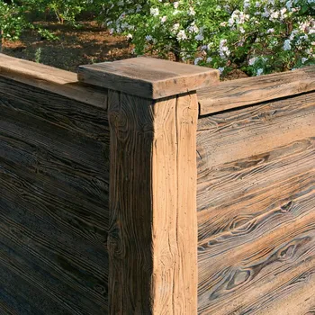 Příslušenství pro plot Stříška na desku jednostranná FEROBET STARÉ DŘEVO 130×1 885×50 mm