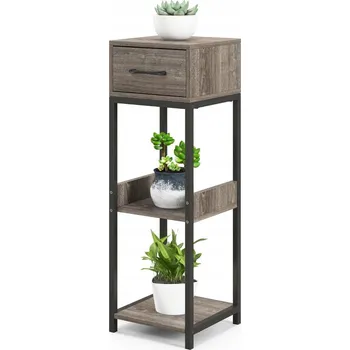 Květináč 3patrový regál na květináče Držák Na Květináč se zásuvkou