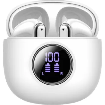 Sluchátka TWS sluchátka s duálním mikrofonem, redukcí šumu ENC+ a LED displejem