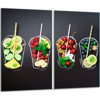 Obraz Krájecí deska TMK ArtDeko sklo 2 ks