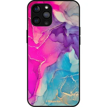 Pouzdro na mobilní telefon iSaprio MagSafe lesklé pouzdro - Apple iPhone 12 Pro - Purple Ink (Lesklé MagSafe pouzdro iSaprio pro Apple iPhone 12 Pro - Purple Ink - tvrzený skleněný obal a ochranný kryt s elegantním designem a měkkými boky)