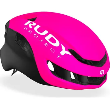 Cyklistická přilba Cyklistická helma Rudy Project Nytron Pink Fluo-Black (Matte) S/M