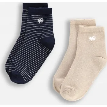 Pánské ponožky Ponožky Chlapecké Tmavě Modré Dlouhé 2-balení 036/039 Coccodrillo WC5