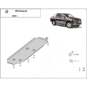 Kryt motoru Kryt pod motor VOLKSWAGEN AMAROK Platform/Chassis (S1B, S6B, S7B) - Plech - 8595698041418
