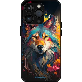 Pouzdro na mobilní telefon iSaprio MagSafe lesklé pouzdro - Apple iPhone 14 Pro - Mysterious Wolf (Lesklé MagSafe pouzdro iSaprio pro Apple iPhone 14 Pro - Mysterious Wolf - tvrzený skleněný obal a ochranný kryt s elegantním designem a měkkými boky)