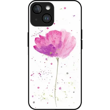 Pouzdro na mobilní telefon iSaprio MagSafe lesklé pouzdro - Apple iPhone 15 - Poppies (Lesklé MagSafe pouzdro iSaprio pro Apple iPhone 15 - Poppies - tvrzený skleněný obal a ochranný kryt s elegantním designem a měkkými boky)
