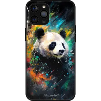 Pouzdro na mobilní telefon iSaprio MagSafe lesklé pouzdro - Apple iPhone 12 Pro - Abstract Panda (Lesklé MagSafe pouzdro iSaprio pro Apple iPhone 12 Pro - Abstract Panda - tvrzený skleněný obal a ochranný kryt s elegantním designem a měkkými boky)