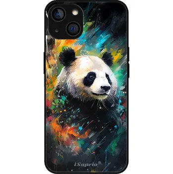 Pouzdro na mobilní telefon iSaprio MagSafe lesklé pouzdro - Apple iPhone 14 - Abstract Panda (Lesklé MagSafe pouzdro iSaprio pro Apple iPhone 14 - Abstract Panda - tvrzený skleněný obal a ochranný kryt s elegantním designem a měkkými boky)