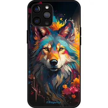 Pouzdro na mobilní telefon iSaprio MagSafe lesklé pouzdro - Apple iPhone 12 Pro - Mysterious Wolf (Lesklé MagSafe pouzdro iSaprio pro Apple iPhone 12 Pro - Mysterious Wolf - tvrzený skleněný obal a ochranný kryt s elegantním designem a měkkými boky)