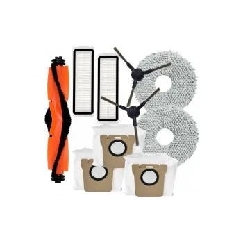 Sada příslušenství pro robotický vysavač Kartáče, HEPA filtry k vysavači XIAOMI Robot Vacuum X20 Pro EU sada mopů a sáčky 10ks