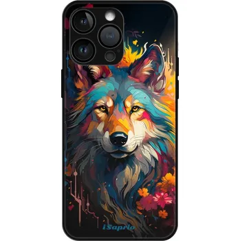 Pouzdro na mobilní telefon iSaprio MagSafe lesklé pouzdro - Apple iPhone 14 Pro Max - Mysterious Wolf (Lesklé MagSafe pouzdro iSaprio pro Apple iPhone 14 Pro Max - Mysterious Wolf - tvrzený skleněný obal a ochranný kryt s elegantním designem a měkkými boky)