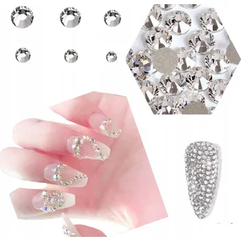 Přípravek na nehty ZIRKONY OZDOBA KŘIŠŤÁLY NA NEHTY 1440KS