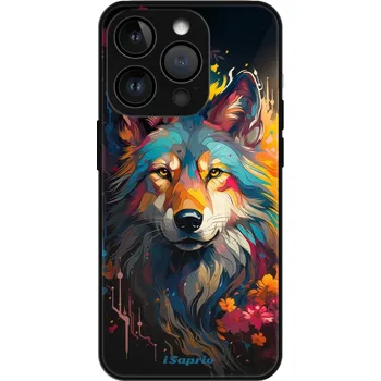 Pouzdro na mobilní telefon iSaprio MagSafe lesklé pouzdro - Apple iPhone 15 Pro - Mysterious Wolf (Lesklé MagSafe pouzdro iSaprio pro Apple iPhone 15 Pro - Mysterious Wolf - tvrzený skleněný obal a ochranný kryt s elegantním designem a měkkými boky)
