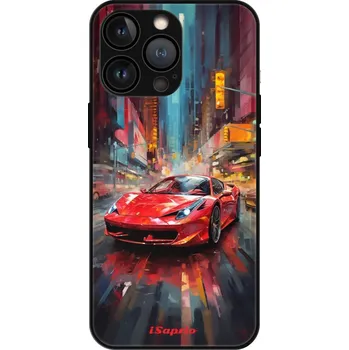 Pouzdro na mobilní telefon iSaprio MagSafe lesklé pouzdro - Apple iPhone 13 Pro Max - Ferrari (Lesklé MagSafe pouzdro iSaprio pro Apple iPhone 13 Pro Max - Ferrari - tvrzený skleněný obal a ochranný kryt s elegantním designem a měkkými boky)