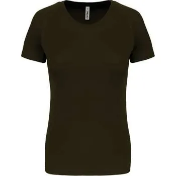 Proact Ladies' Short-sleeved Sports T-shirt, zelená (Olive)