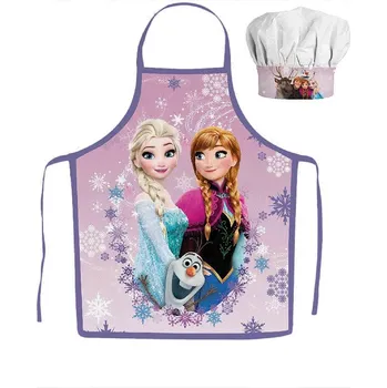 Dětská zástěra Zástěrka a čepice FROZEN pro malé kuchaře i umělce 2
